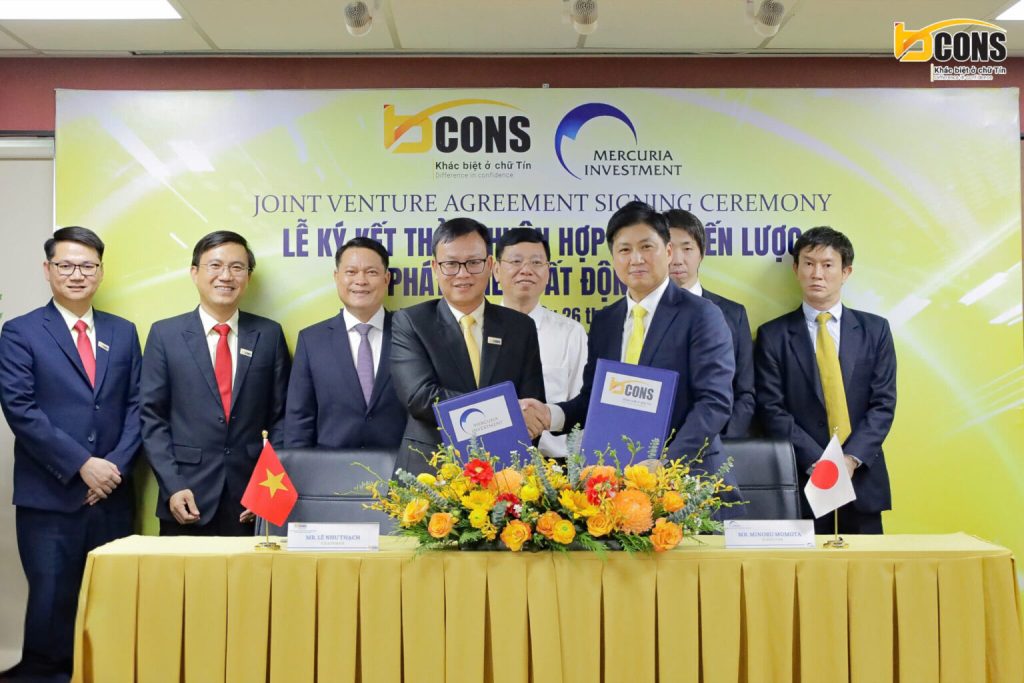 Ký kết hợp tác đầu tư giữa bcons và quỹ đầu tư nhật bản